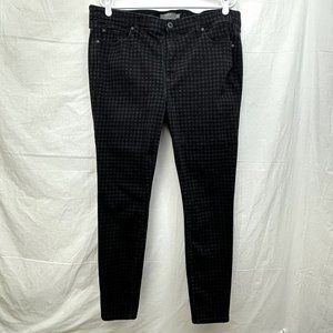 Torrid Sky High Skinny Super Soft High-Rise Jean Women 18R Black White Houndstoo